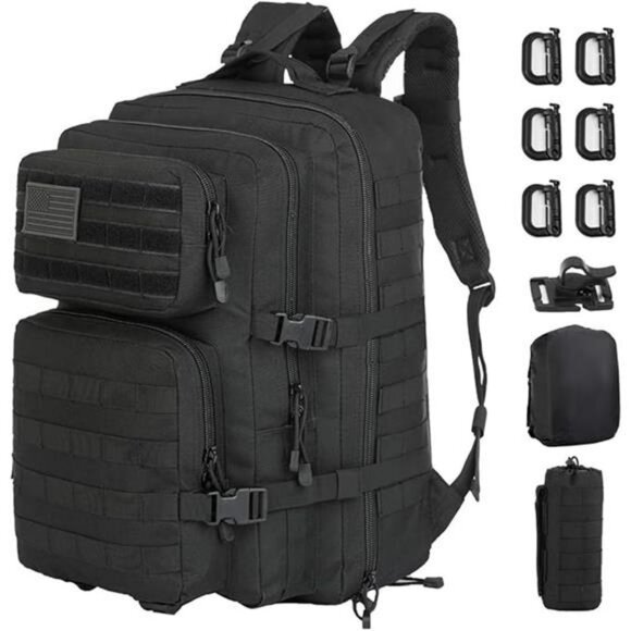 Tactical backpack 45L molle military assault pack bug out bag waterproof - Picture 7 of 7